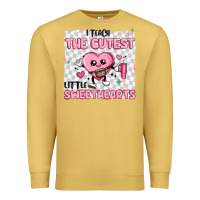 Antique Gold i teach the cutest little sweethearts Premium Sweatshirt - MaliasSmallBusiness