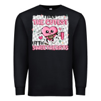 Black i teach the cutest little sweethearts Premium Sweatshirt - MaliasSmallBusiness