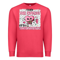 Cardinal i teach the cutest little sweethearts Premium Sweatshirt - MaliasSmallBusiness