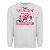 Dove Grey i teach the cutest little sweethearts Premium Sweatshirt - MaliasSmallBusiness