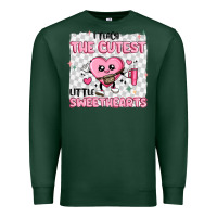 Sports Green i teach the cutest little sweethearts Premium Sweatshirt - MaliasSmallBusiness