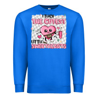 True Royal i teach the cutest little sweethearts Premium Sweatshirt - MaliasSmallBusiness