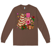 Chestnut christmas tree cake and nutcracker with gifts ado Long Sleeve Tee - AdoDesignShop