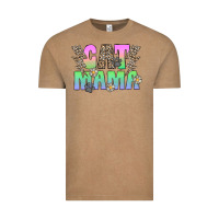 Vintage Coffee cat mama Vintage Tee - CowhideDigitalArt