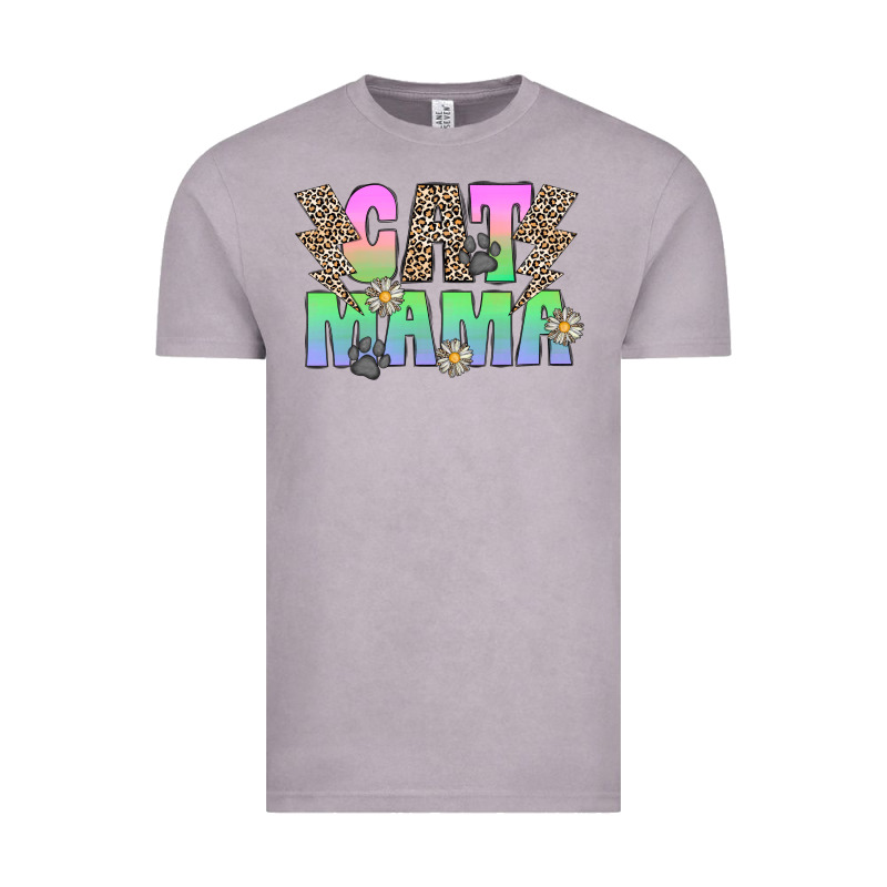 Cat Mama Vintage Tee by CowhideDigitalArt | Teevron