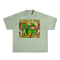 Oil Green St. Patrick's Day gnomies truck tumbler Urban Heavy Tee - Neo Western