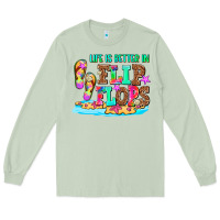 Matcha life is better in flip flops Long Sleeve Tee - AdoDesignShop