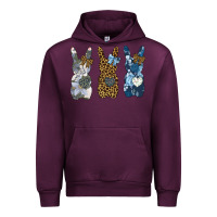 Mauve Wine Easter Bunnies Urban Hoodie - Bettercallsaul