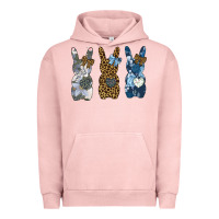 Pigment Salmon Easter Bunnies Urban Hoodie - Bettercallsaul