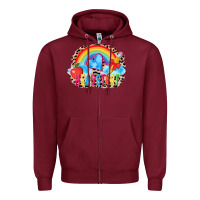 Burgundy back to school headstart 3200x2400 Zipper Hoodie - AdoDesignShop