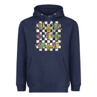 Navy mardi gras Heavyweight Hoodie - MaliasSmallBusiness