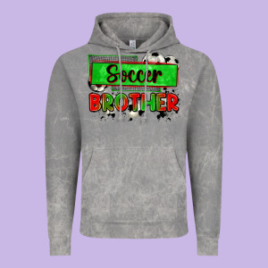 Soccer Brother Vintage Hoodie Designed By Zillion Design Studio