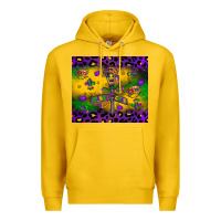 Lemon mardi gras street lights Premium Hoodie - LillyAllenDesigns