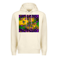 Sandshell mardi gras street lights Premium Hoodie - LillyAllenDesigns