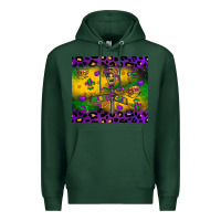 Sports Green mardi gras street lights Premium Hoodie - LillyAllenDesigns