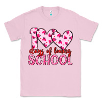 Bubblegum Pink 100 days of loving school Classic Tee - Artiststas