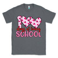 Charcoal Heather 100 days of loving school Classic Tee - Artiststas
