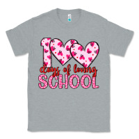 Heather Grey 100 days of loving school Classic Tee - Artiststas