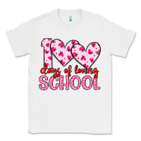 White 100 days of loving school Classic Tee - Artiststas