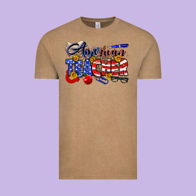 American Teacher Vintage Tee Designed By Neo Western