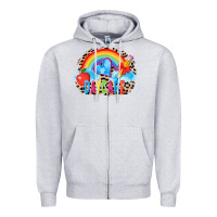 Heather Grey back to school daycare 3200x2400 Zipper Hoodie - AdoDesignShop