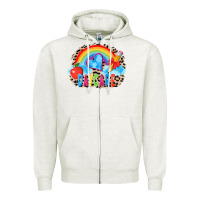 Oatmeal Heather back to school daycare 3200x2400 Zipper Hoodie - AdoDesignShop