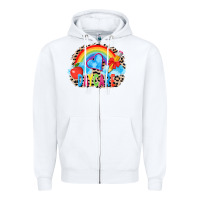 White back to school daycare 3200x2400 Zipper Hoodie - AdoDesignShop