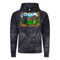 Cloud Black western barnyard black angus cattle longhorn rooster and chicks Vintage Hoodie - RanaPortraitStore