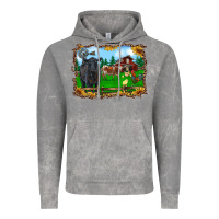 Cloud Rock western barnyard black angus cattle longhorn rooster and chicks Vintage Hoodie - RanaPortraitStore