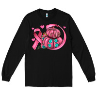 Black cancer ribbon pumpkins Long Sleeve Tee - JahusDesignShop