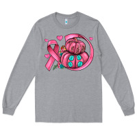 Heather Grey cancer ribbon pumpkins Long Sleeve Tee - JahusDesignShop