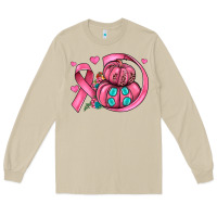 Mushroom cancer ribbon pumpkins Long Sleeve Tee - JahusDesignShop