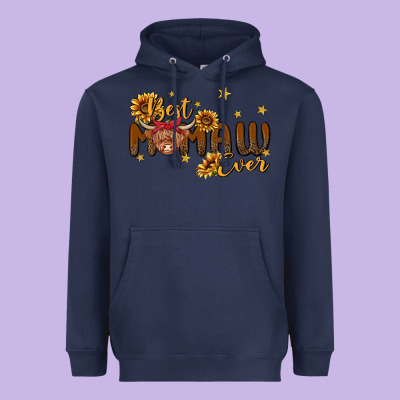 Best Mamaw Ever Cow Heavyweight Hoodie Designed By Maliassmallbusiness