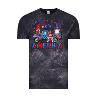 Cloud Black American truck gnomes Vintage Tee - Neo Western