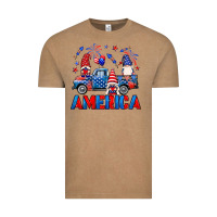 Vintage Coffee American truck gnomes Vintage Tee - Neo Western