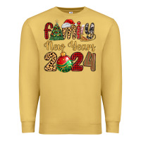 Antique Gold family new years 2024 Premium Sweatshirt - MaliasSmallBusiness