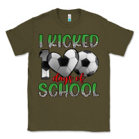 Army Green i kicked 100 days of school Classic Tee - Artiststas
