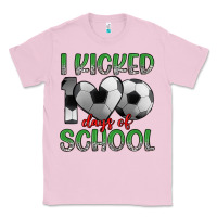 Bubblegum Pink i kicked 100 days of school Classic Tee - Artiststas