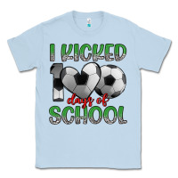 Dusty Blue i kicked 100 days of school Classic Tee - Artiststas