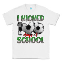 White i kicked 100 days of school Classic Tee - Artiststas