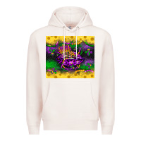 Pale Pink mardi gras lips Premium Hoodie - LillyAllenDesigns