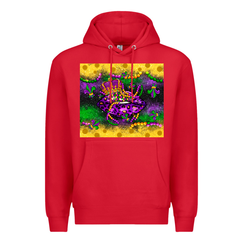 Mardi Gras Lips Premium Hoodie by LillyAllenDesigns | Teevron