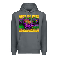 Rock mardi gras lips Premium Hoodie - LillyAllenDesigns