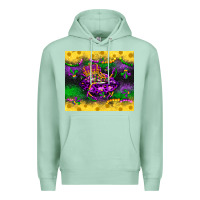 Seafoam mardi gras lips Premium Hoodie - LillyAllenDesigns