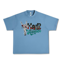 Pebble Blue hair hustler2 Urban Heavy Tee - SublimationCraftShop