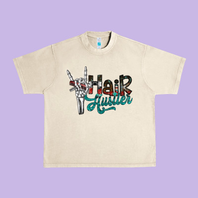 Hair Hustler2 Urban Heavy Tee Designed By Sublimationcraftshop