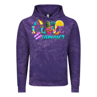 Cloud Purple i love summer Vintage Hoodie - texasbilliewilder