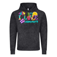 Vintage Black i love summer Vintage Hoodie - texasbilliewilder