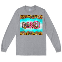 Heather Grey brave Long Sleeve Tee - JahusDesignShop