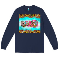 Navy brave Long Sleeve Tee - JahusDesignShop
